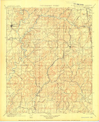 1901 Map of Tahlequah