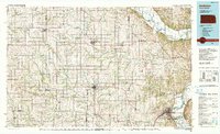 preview thumbnail of historical topo map of Atchison, KS in 1990