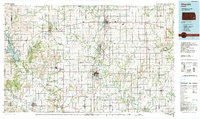 Download a high-resolution, GPS-compatible USGS topo map for Chanute, KS (1990 edition)