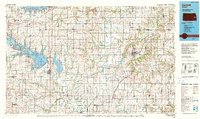 Download a high-resolution, GPS-compatible USGS topo map for Garnett, KS (1990 edition)