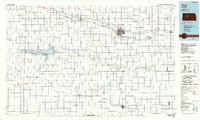 preview thumbnail of historical topo map of Hays, KS in 1985