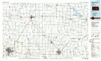 preview thumbnail of historical topo map of Hutchinson, Reno County, KS in 1985