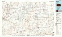 preview thumbnail of historical topo map of Kinsley, KS in 1985