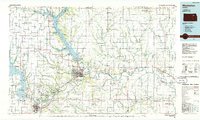 preview thumbnail of historical topo map of Manhattan, KS in 1985