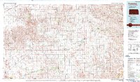 Download a high-resolution, GPS-compatible USGS topo map for Protection, KS (1988 edition)