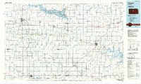 Download a high-resolution, GPS-compatible USGS topo map for Russell, KS (1985 edition)