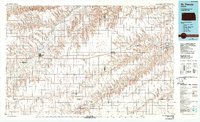 1985 Map of Atwood, KS, 1988 Print