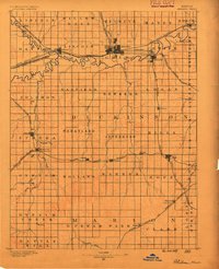 1889 Map of Abilene