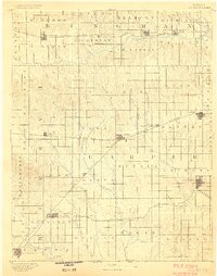 1889 Map of Pratt County, KS
