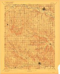 1894 Map of Beloit, 1922 Print
