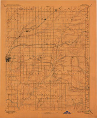 1889 Map of Burden, 1913 Print