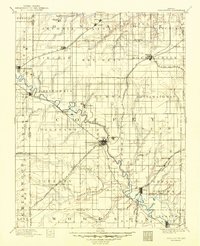 1894 Map of Burlington, 1949 Print
