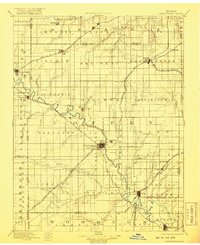 1894 Map of Burlington, 1918 Print