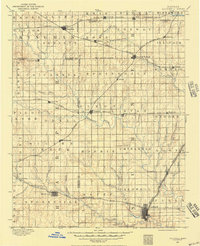 1889 Map of Caldwell, 1957 Print