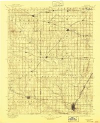Download a high-resolution, GPS-compatible USGS topo map for Caldwell, KS (1941 edition)