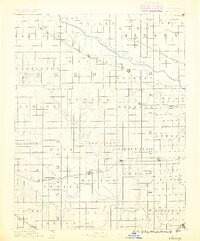1889 Map of Cheney