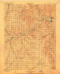 Download a high-resolution, GPS-compatible USGS topo map for Cottonwood Falls, KS (1915 edition)