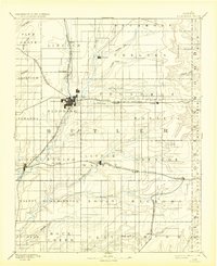 1888 Map of Eldorado, 1932 Print