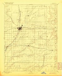 1888 Map of Eldorado, 1920 Print