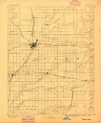 1888 Map of Eldorado, 1895 Print