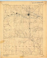 1894 Map of Chase County, KS