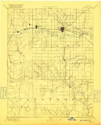 1894 Map of Emporia, KS, 1916 Print