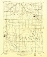 1894 Map of Eskridge, 1949 Print