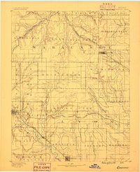 1889 Map of Eskridge