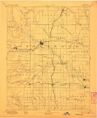 1894 Map of Eureka, KS, 1906 Print