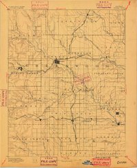 preview thumbnail of historical topo map of Eureka, KS in 1888