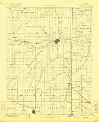 1893 Map of Fort Scott, 1922 Print