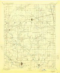 1894 Map of Fredonia, 1924 Print