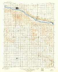 1896 Map of Garden City, 1949 Print
