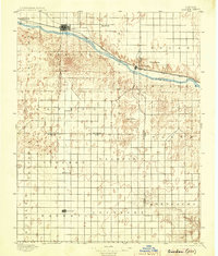 1896 Map of Garden, 1904 Print