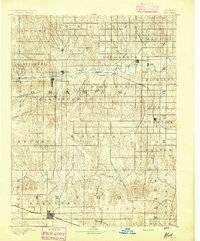1893 Map of Hill