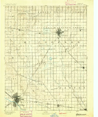 1893 Map of Hutchinson