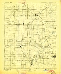 1894 Map of Joplin, 1901 Print