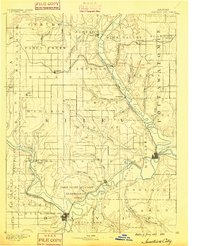 1889 Map of Junction City