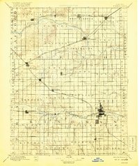 1894 Map of Abbyville, KS, 1918 Print