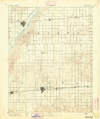 1894 Map of Kinsley, KS