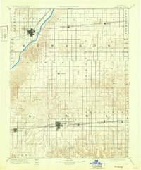 1894 Map of Kinsley, KS, 1932 Print