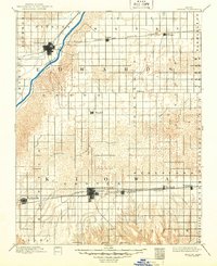 1894 Map of Kinsley, KS, 1949 Print