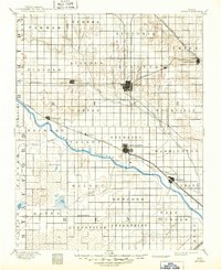 preview thumbnail of historical topo map of Lyons, KS in 1894