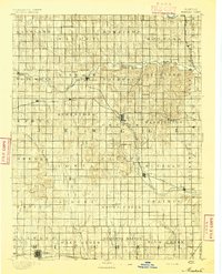 preview thumbnail of historical topo map of Mankato, KS in 1894