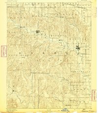 1891 Map of Pratt County, KS