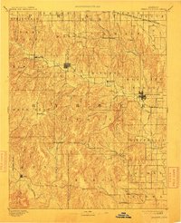 Download a high-resolution, GPS-compatible USGS topo map for Medicine Lodge, KS (1912 edition)