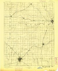 1889 Map of Newton