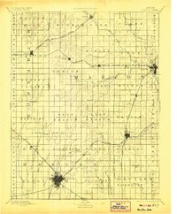 1894 Map of Newton, 1906 Print