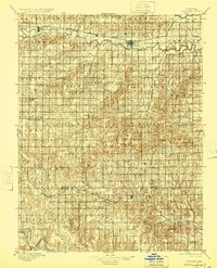 1896 Map of Alton, KS, 1924 Print