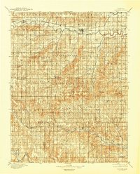 1896 Map of Alton, KS, 1944 Print